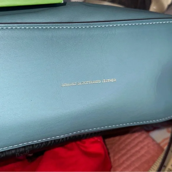 Coach 1941 Leather Duffel Shoulder Bag  - Steel Blue - Style 58017 - Picture 15 of 15